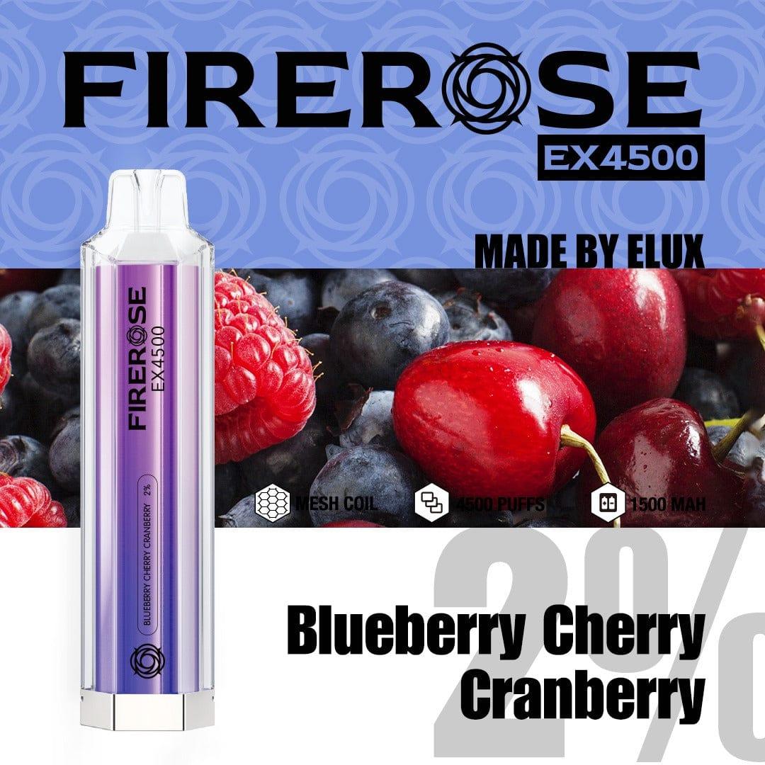 FIREROSE-BLUEBERRY CHERRY CRANBERRY