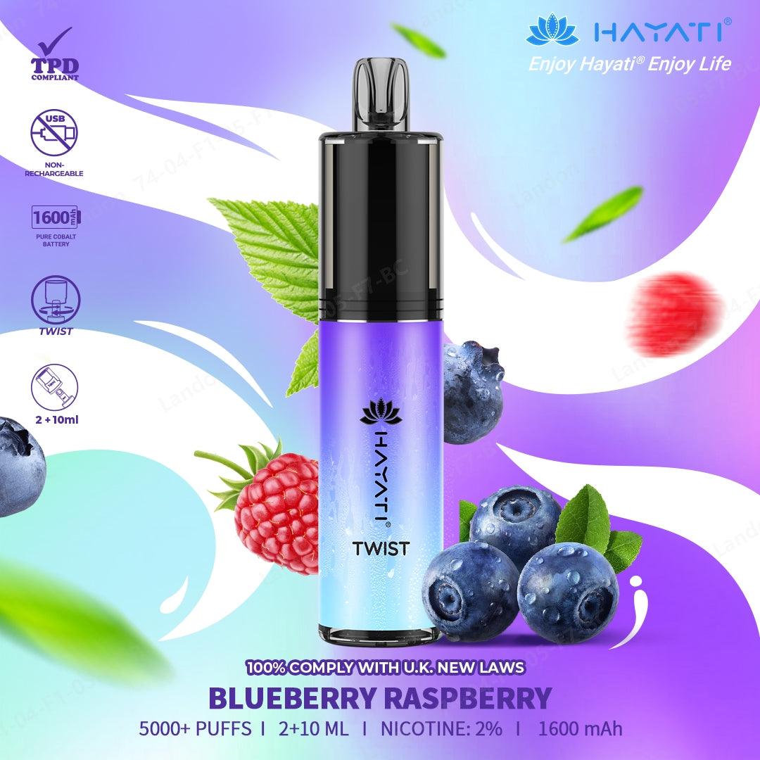 Hayati Twist 5000blue berry raspberry