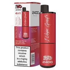 IVG 2400 Disposable  cherry edition