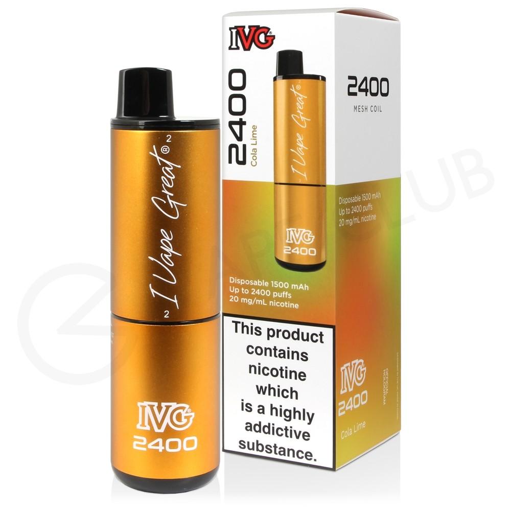 IVG 2400 Disposable  cola lime