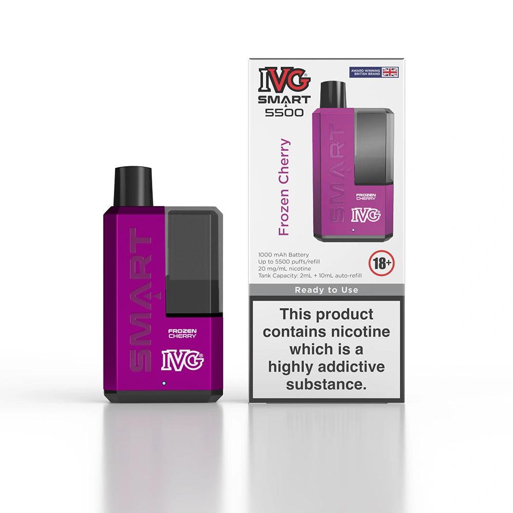 IVG Smart 5500 Refillable Rechargeable Disposable Vape - VapeKiss