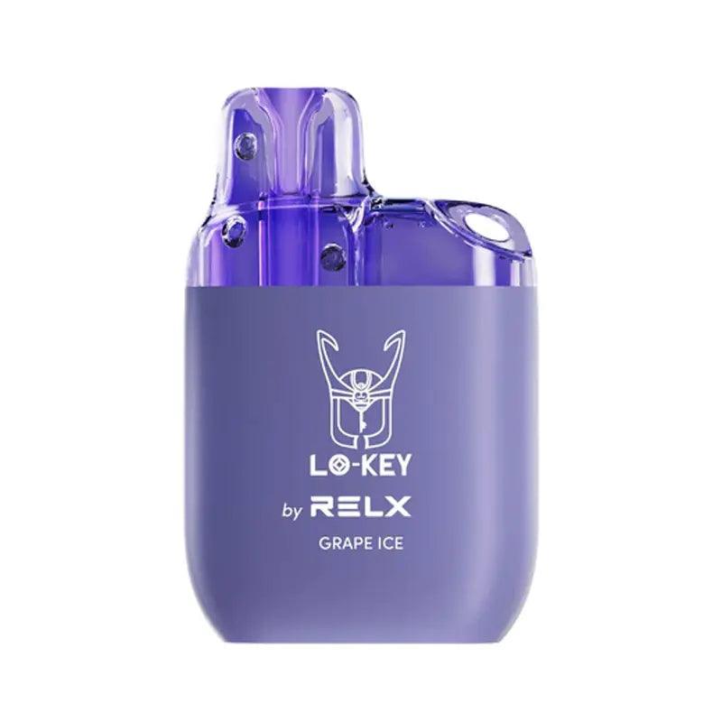 RELX LO-KEY 600 Puffs Disposable Vape grape ice