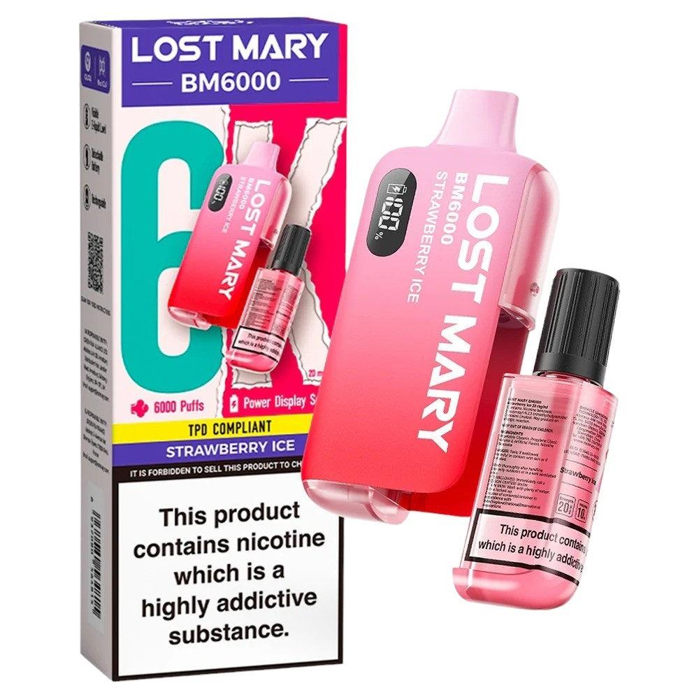 Lost Mary BM6000 Disposable Vape kit - 20mg - VapeKiss