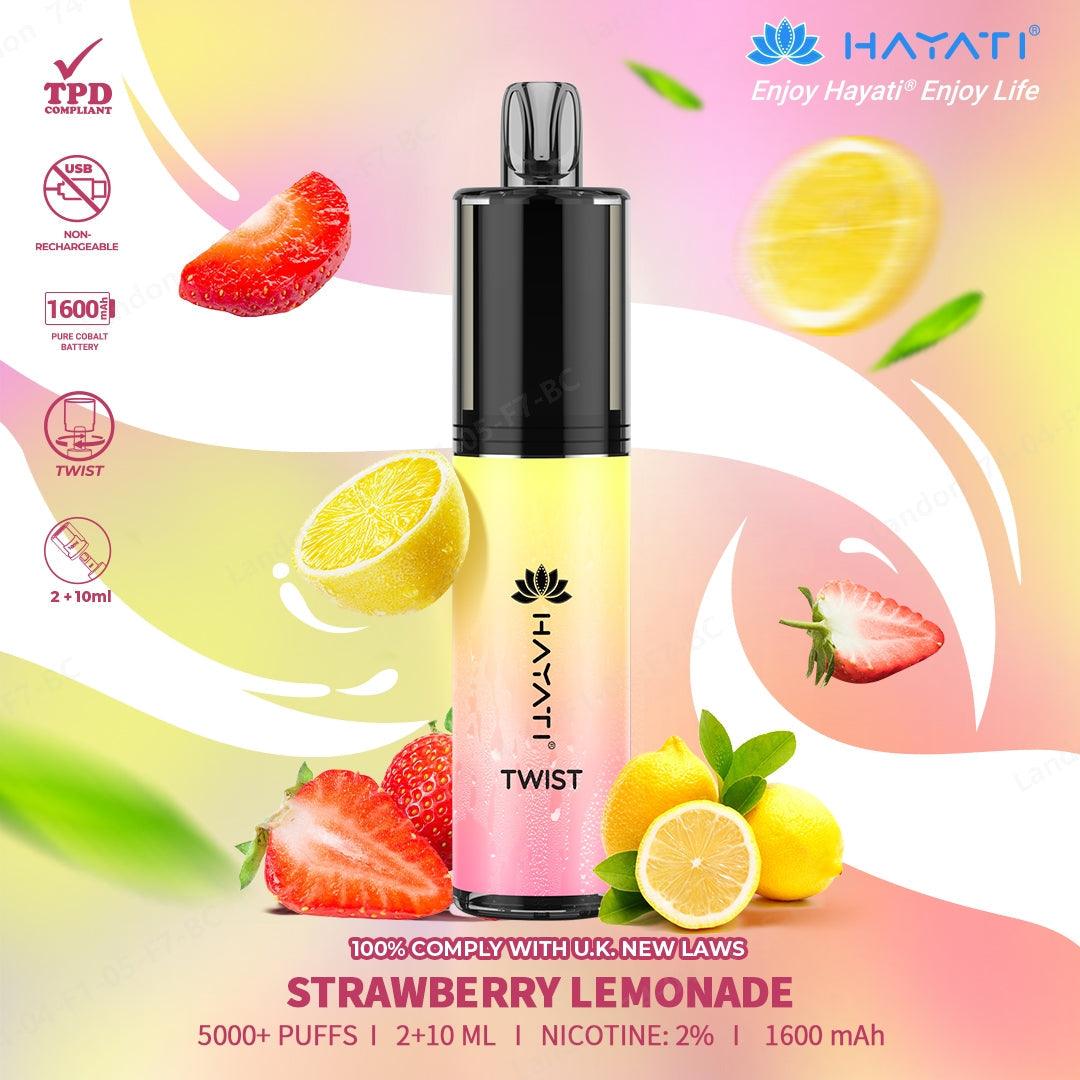 Hayati Twist 5000 strwaberry lemonade