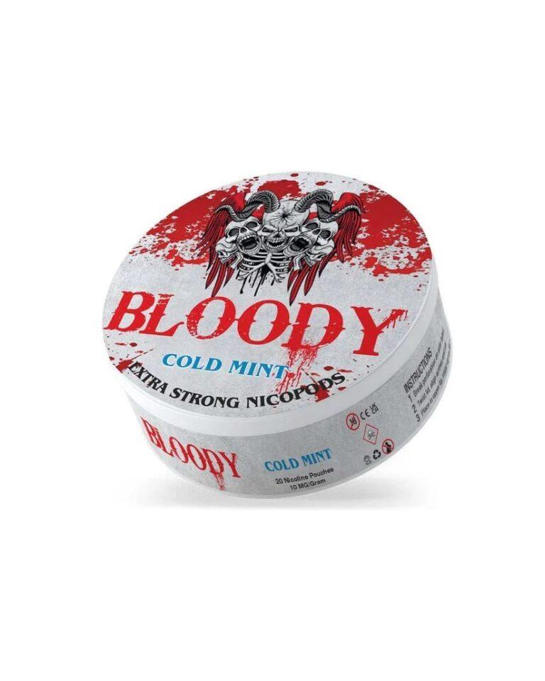 BLOODY Extra Strong Nicotine Pouches 20 mg - VapeKiss
