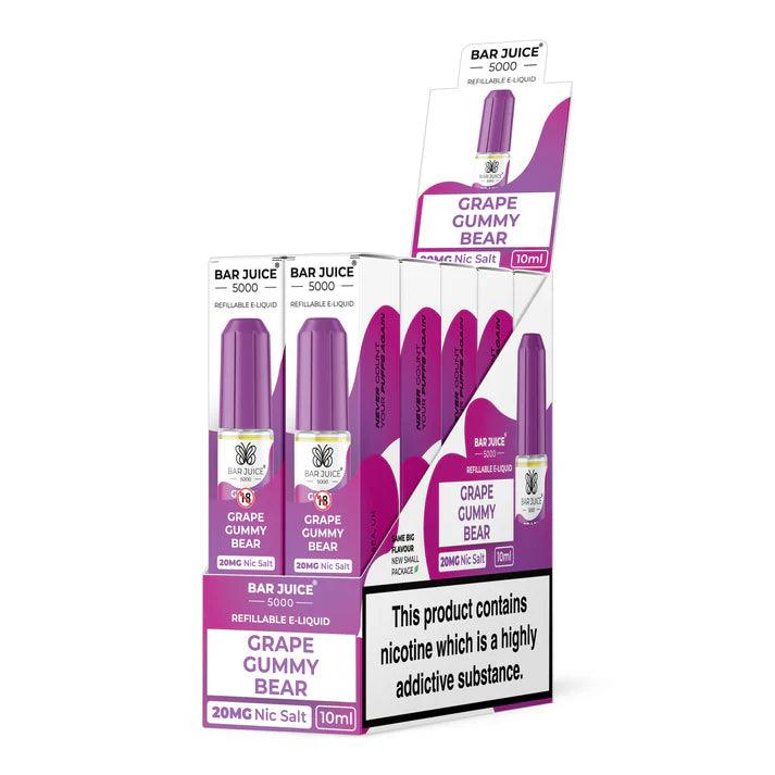 Bar Juice 5000 Nic Salt E-Liquid 20mg - VapeKiss