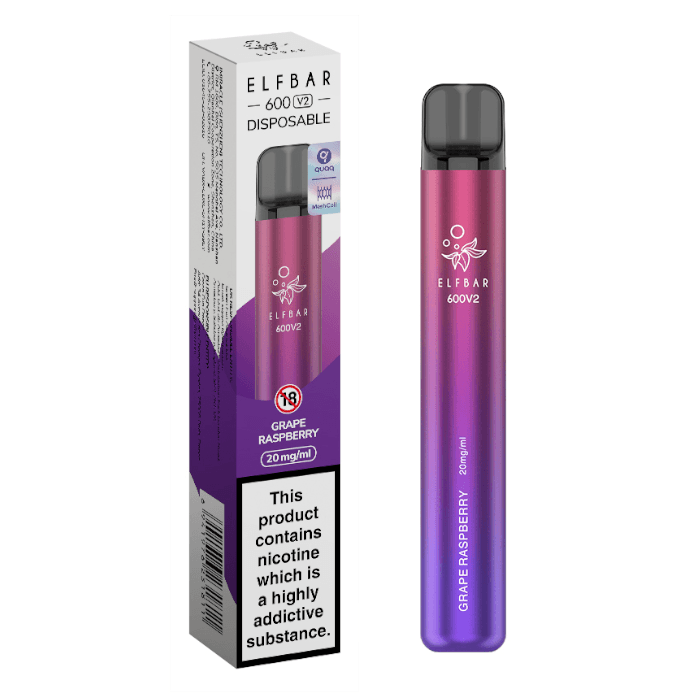 ELFBAR 600V2 grape raspberry