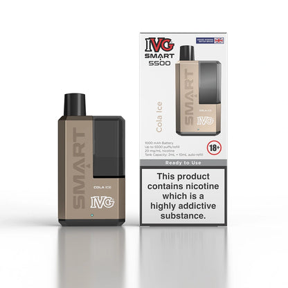 IVG Smart 5500 Refillable Rechargeable Disposable Vape