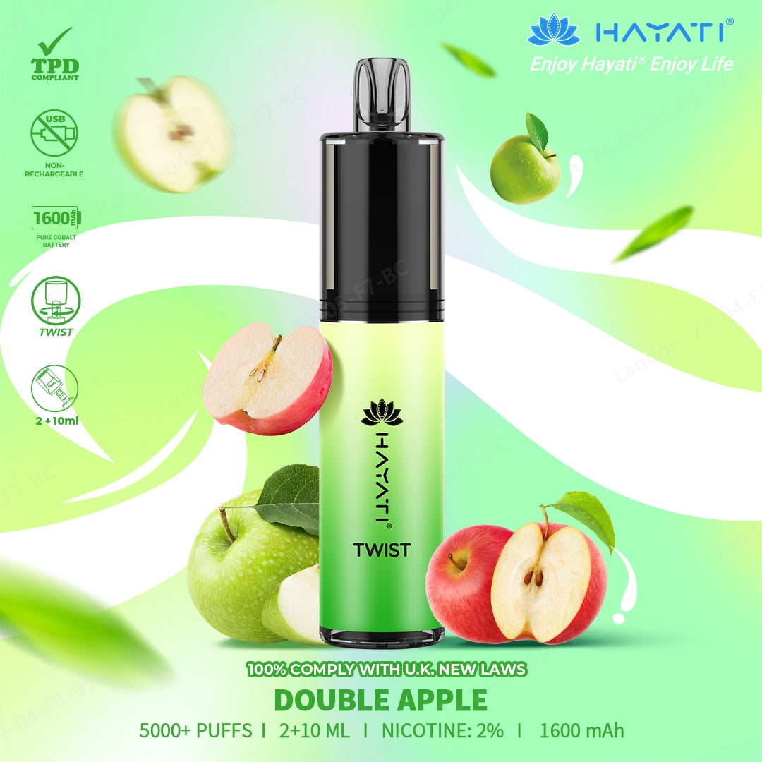 Hayati Twist 5000 double apple