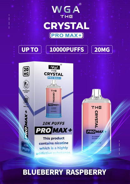 Crystal Pro Max 10000 Plus Puffs Disposable Vape - VapeKiss