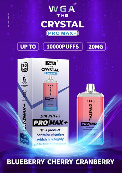 Crystal Pro Max  blueberry cherry cranberry