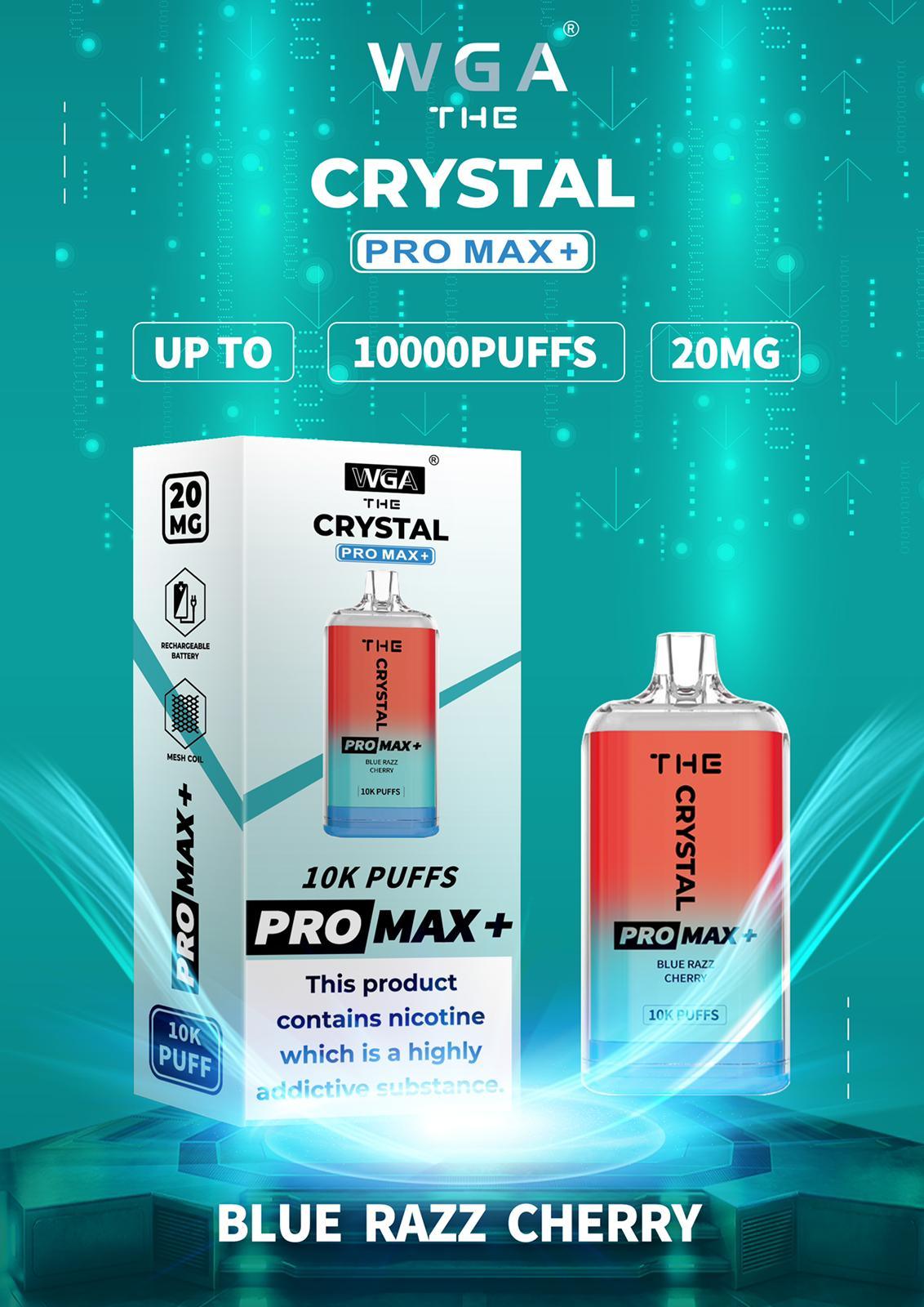 Crystal Pro Max blue razz cherry