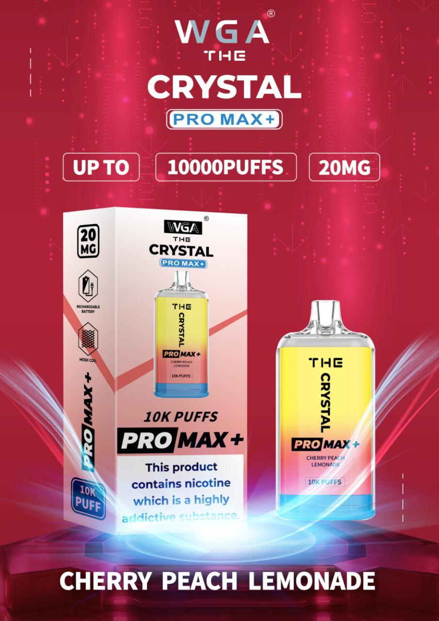 Crystal Pro Max cherry peach lemonade