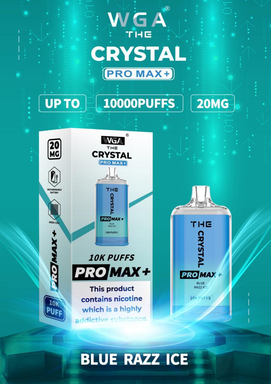 Crystal Pro Max blue razz ice