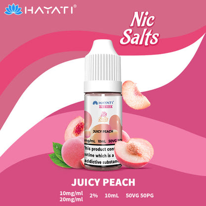 HAYATI NIC SALT- JUICY PEACH