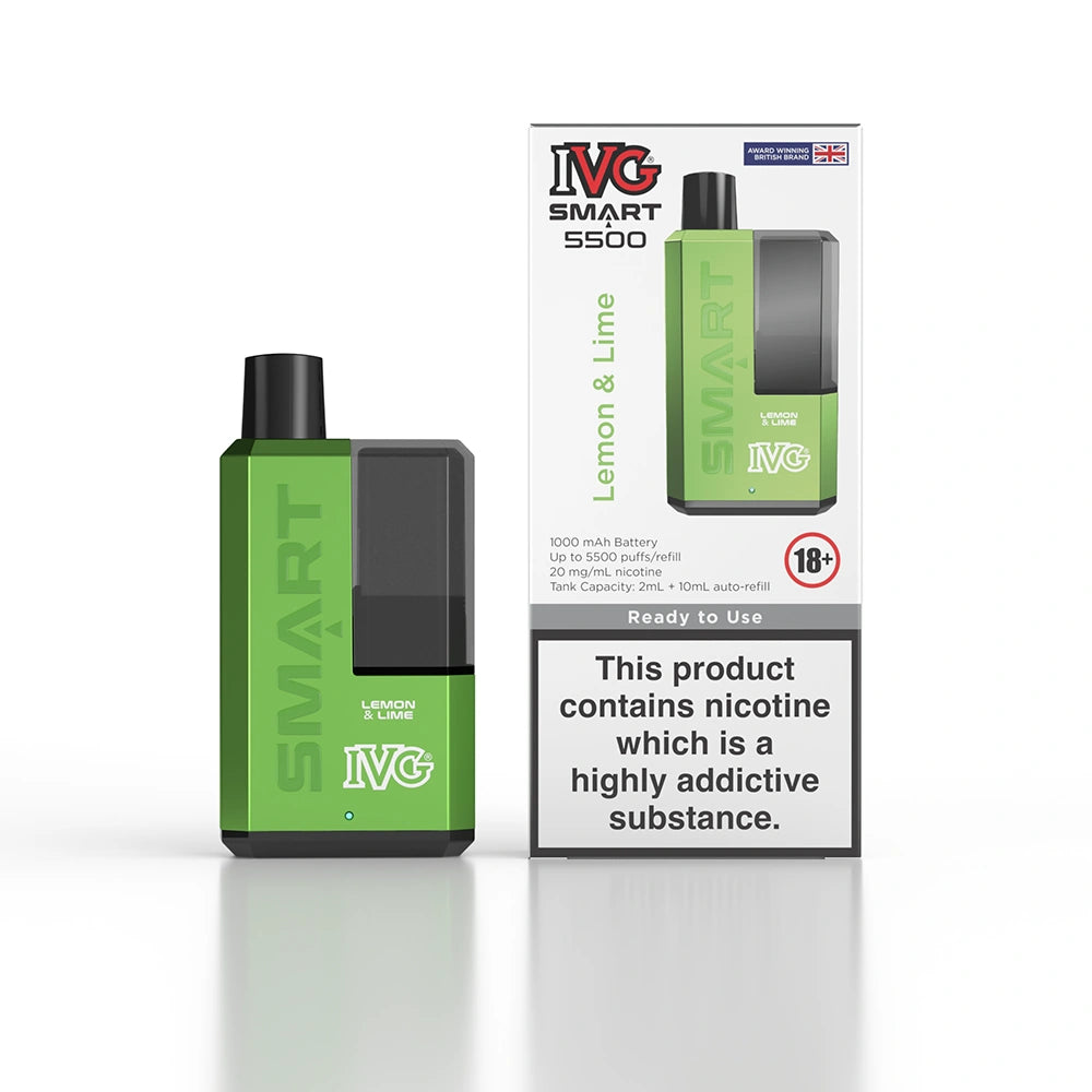 IVG Smart 5500 Refillable Rechargeable Disposable Vape