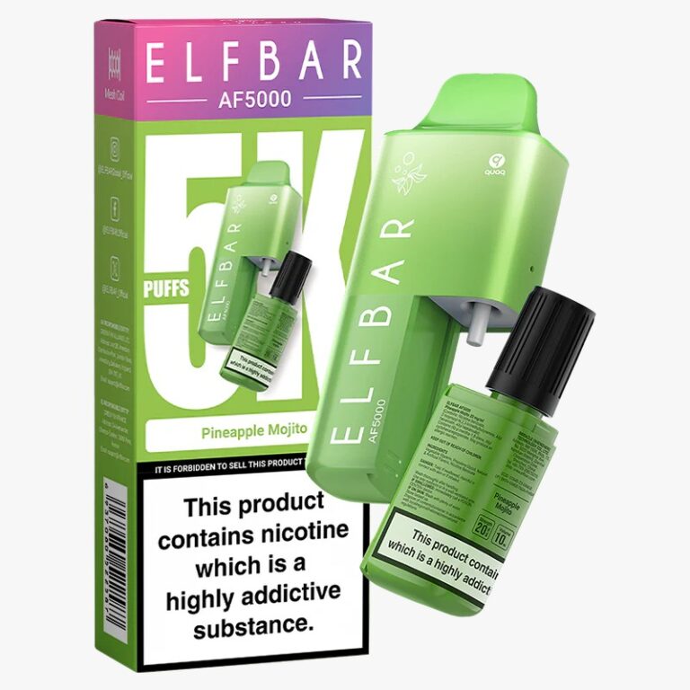PINEAPPLE-MOJITO-ELF-BAR-AF5000-RECHARGEABLE-DISPOSABLE-POD-DEVICE-20MG