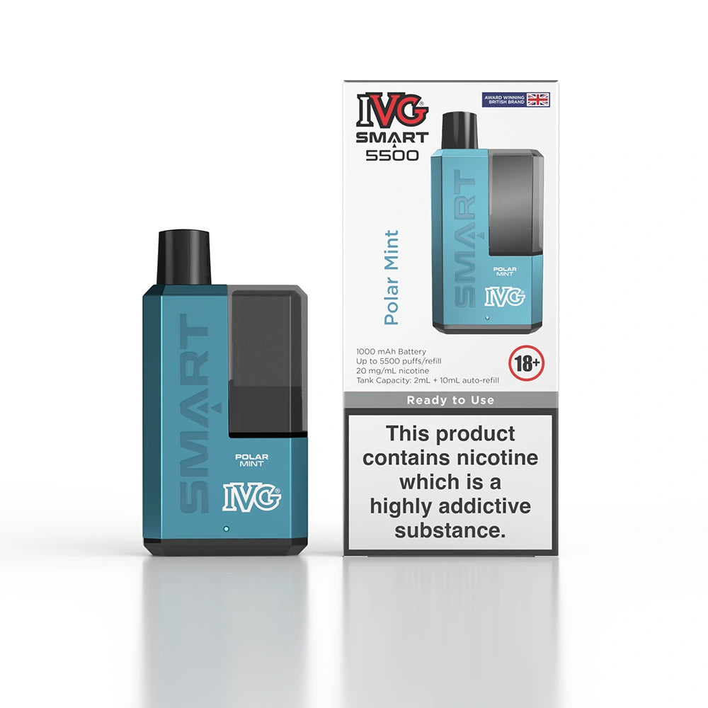 IVG Smart 5500 Refillable Rechargeable Disposable Vape