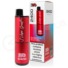 IVG 2400 Disposable red apple ice