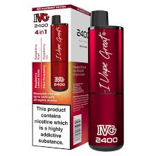IVG 2400 Disposable red raspberry edition