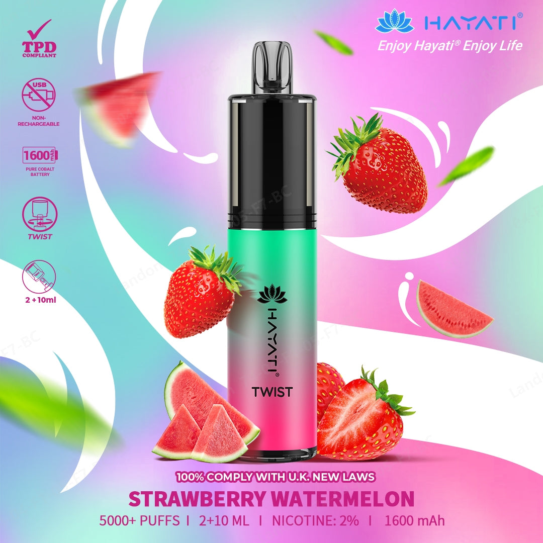 Hayati Twist 5000 strawberry watermelon