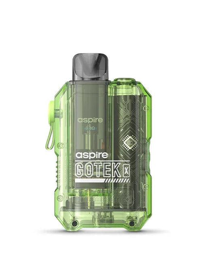 ASPIRE GOTEK X Pod Vape - Translucent Green / Single - Disposable Electronic Cigarette