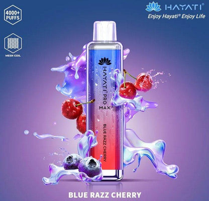 Hayati Pro Max blue razz cherry