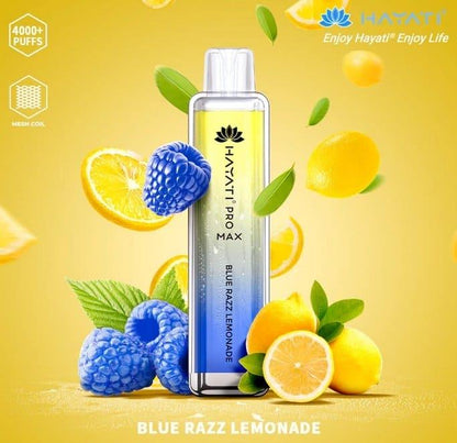 Hayati Pro Max blue razz lemonade