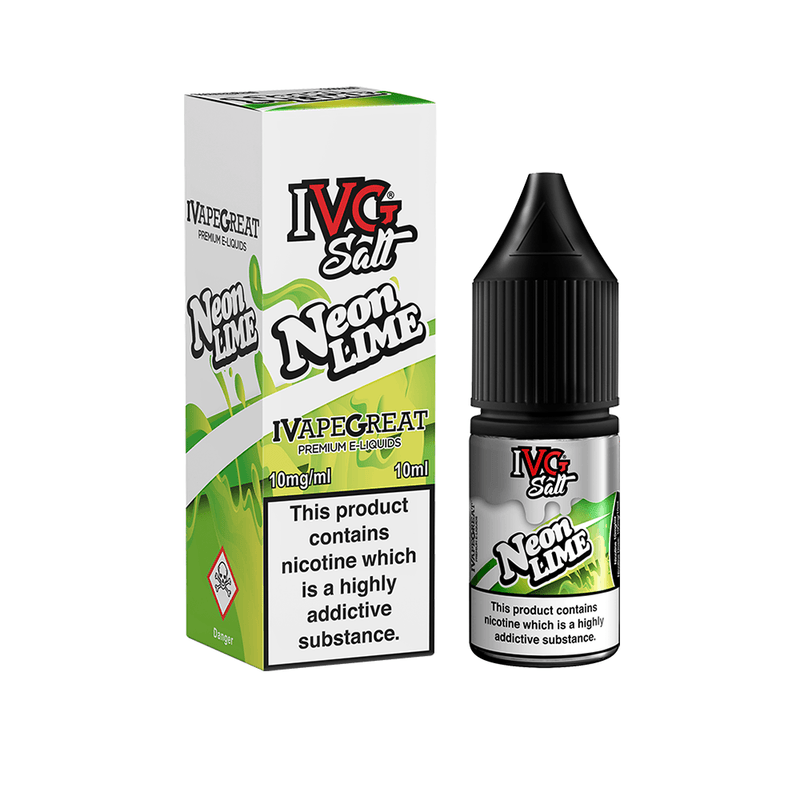 IVG Nic Salt E-Liquid neon lime