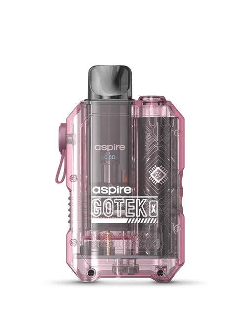 ASPIRE GOTEK X Pod Vape - Translucent Pink / Single - Disposable Electronic Cigarette