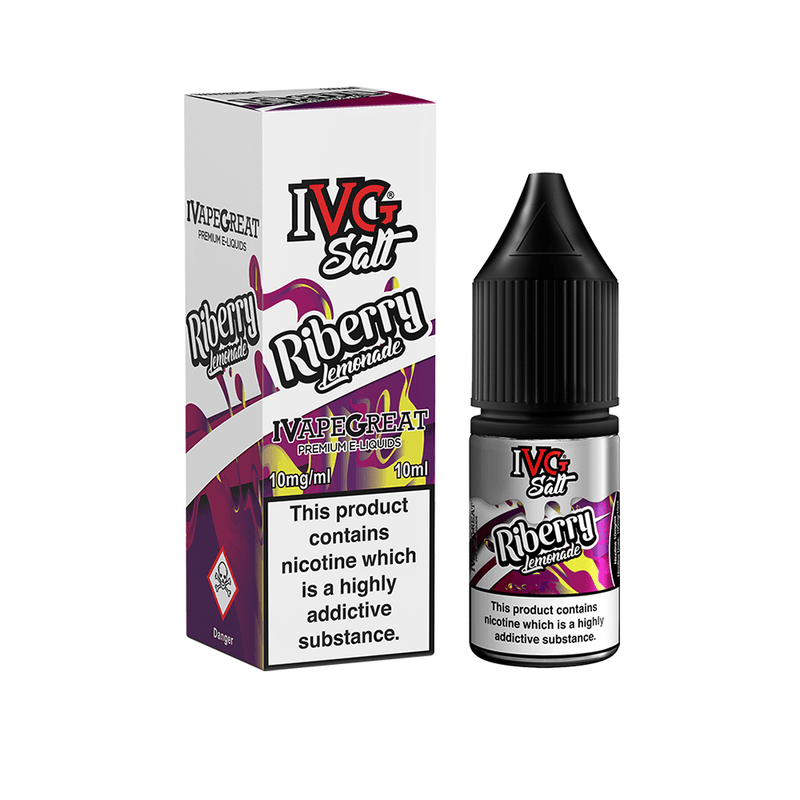 IVG Nic Salt E-Liquid ribbery lemonade