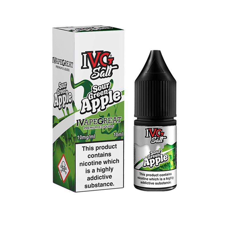 IVG Nic Salt E-Liquid sour green apple