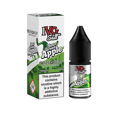 IVG Nic Salt E-Liquid sour green apple