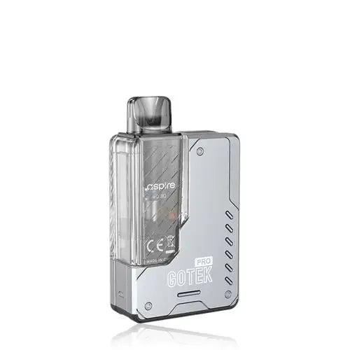 ASPIRE GOTEK PRO Pod Vape Kit - Stainless Steel / Single - Disposable Electronic Cigarette