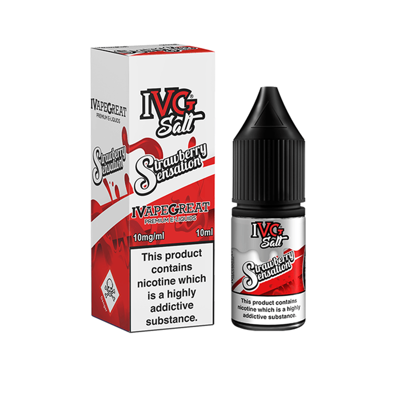 IVG Nic Salt E-Liquid strawberry ensation