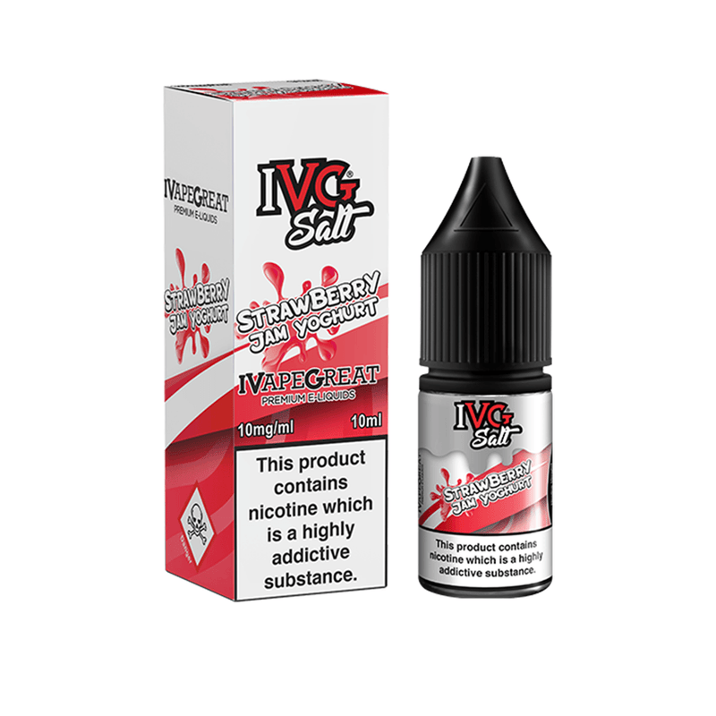 IVG Nic Salt E-Liquid strawberry jam yoghurt