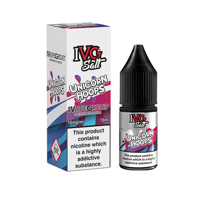 IVG Nic Salt E-Liquid unicorn hoops